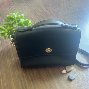 Vintage Coach Crossbody Flip Bag, Genuine Leather